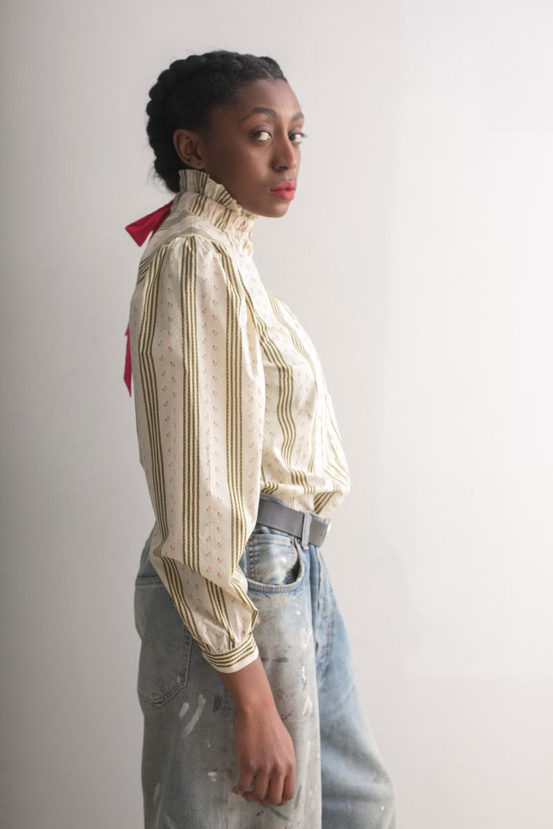 Pintucked Blouse