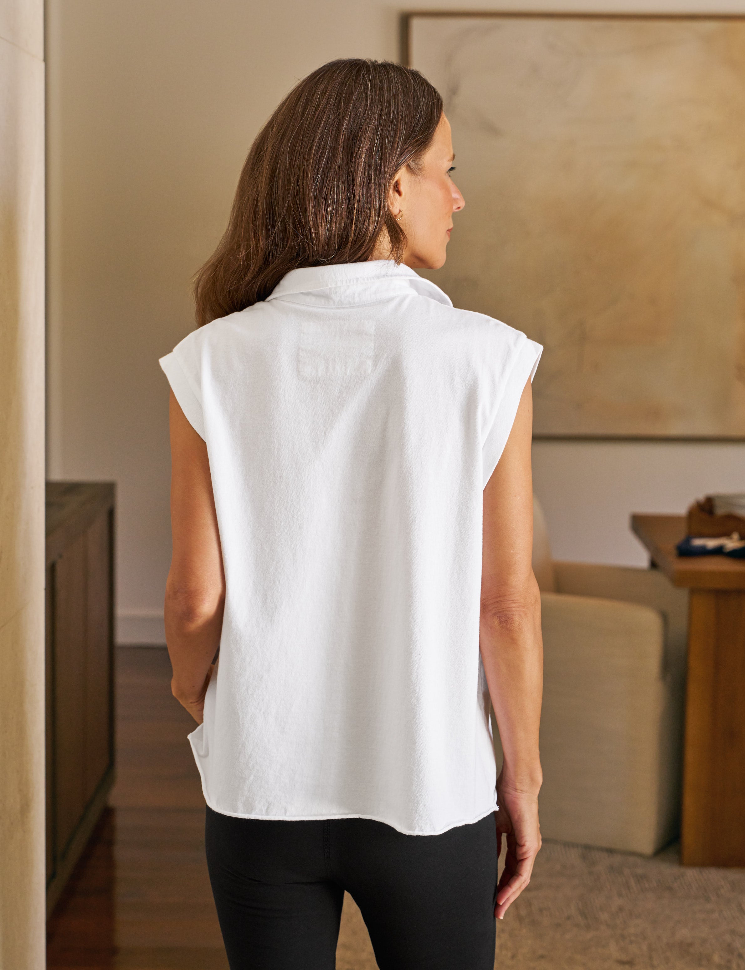 Olivia - Popover Henley Tank