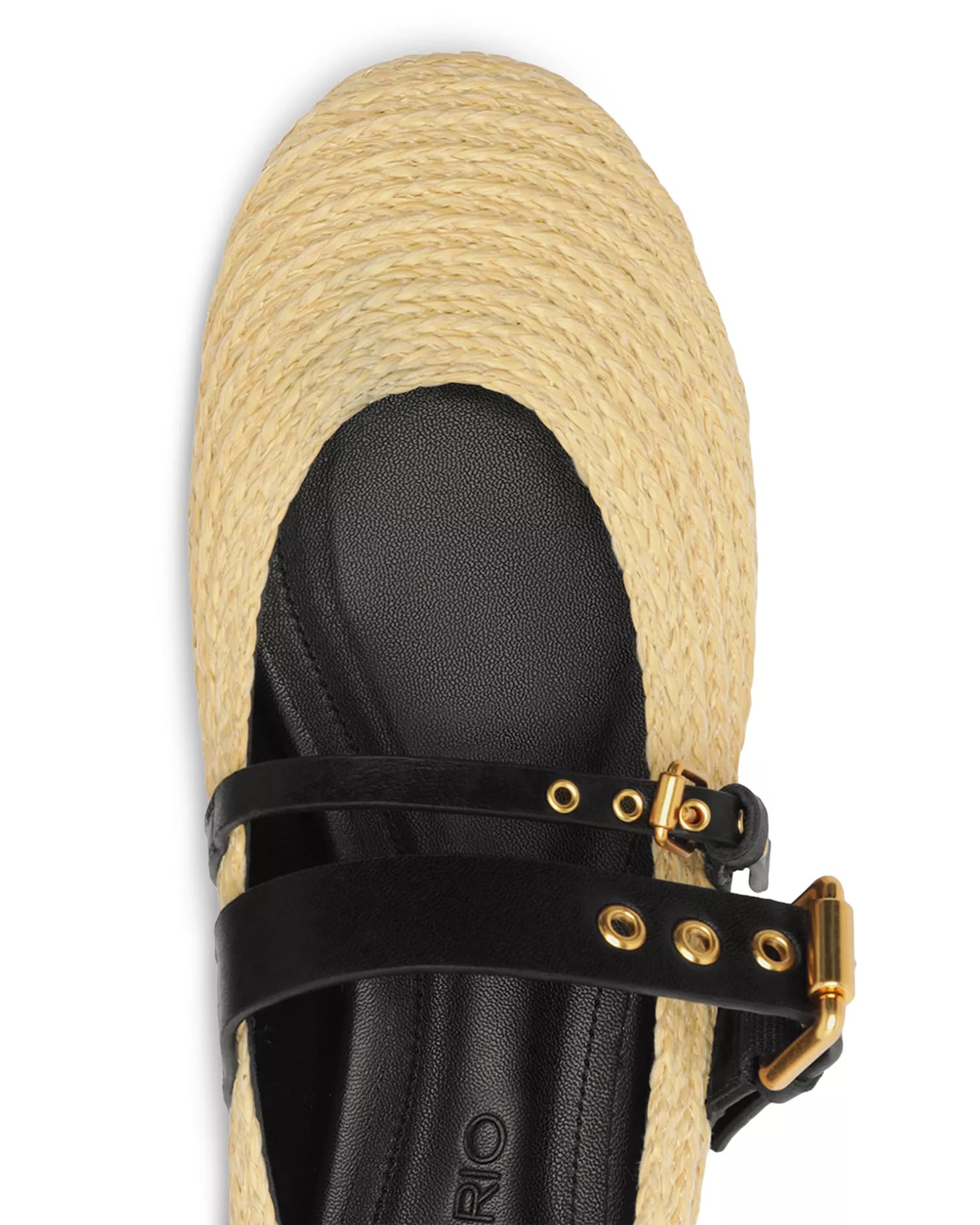 Raffia Flat Ballerina