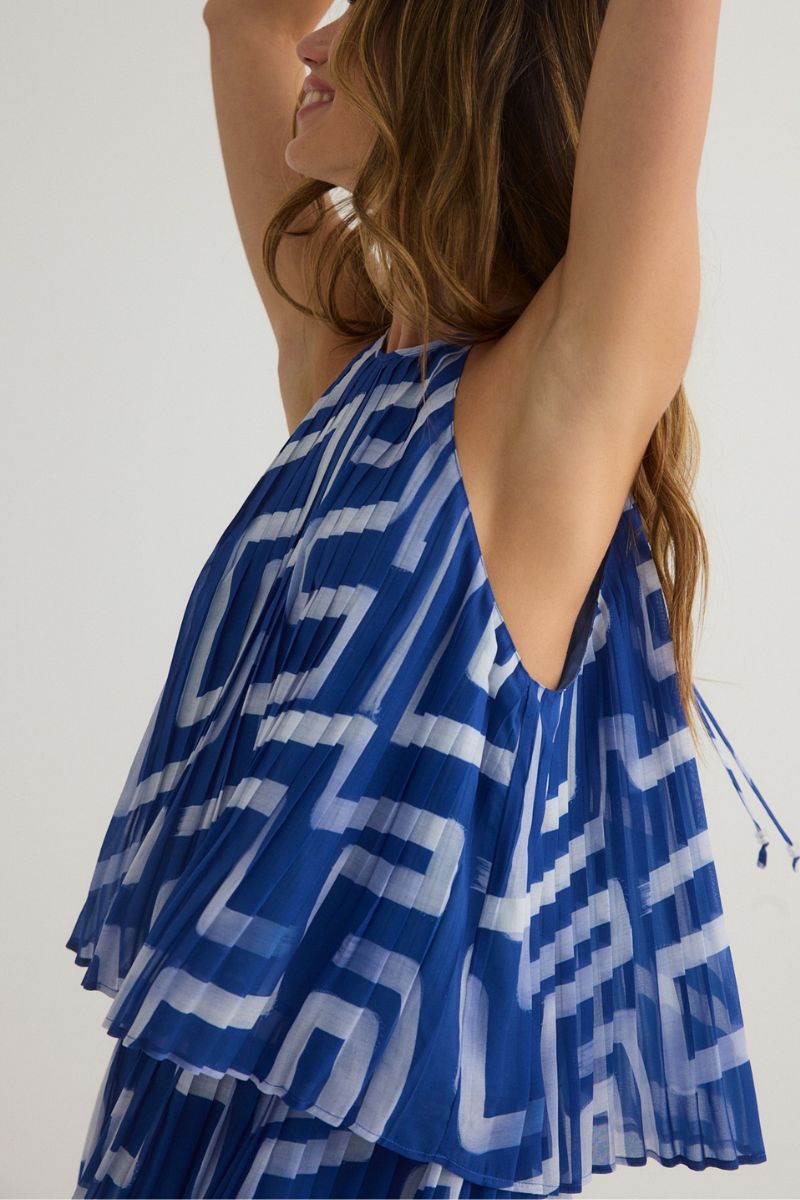 Pleated Halter Top