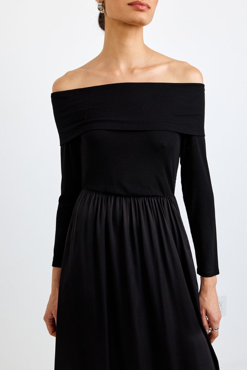 Bracelet Length Off Shoulder Dress