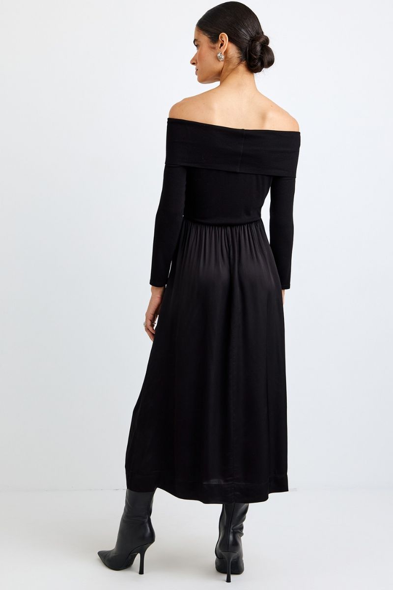 Bracelet Length Off Shoulder Dress