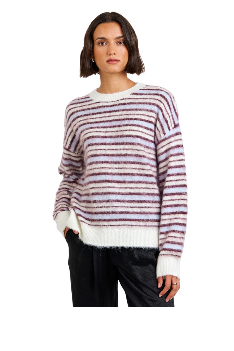 Striped Crew Neck Sweater