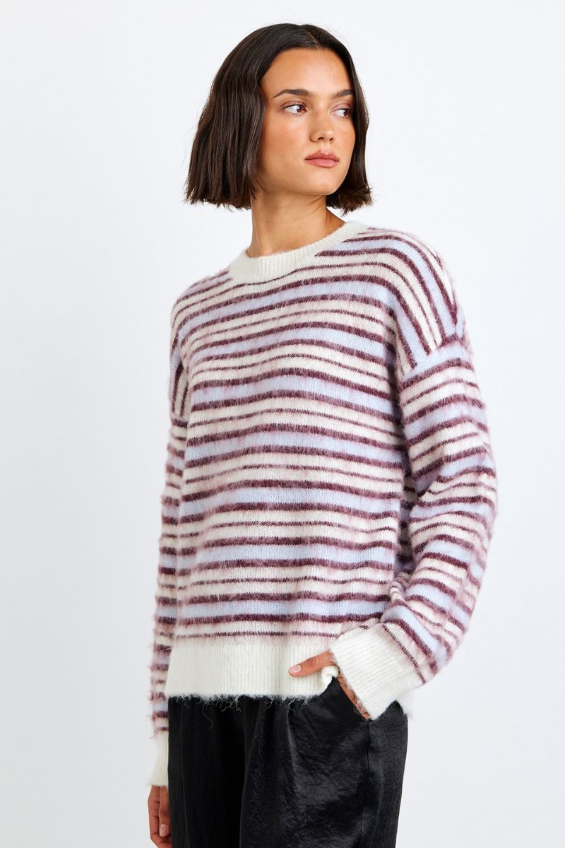 Striped Crew Neck Sweater