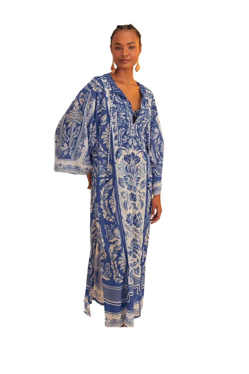 Delicate Tapestry Long Cover Up