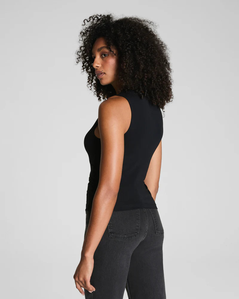 Sleek Jersey Ruched Tank