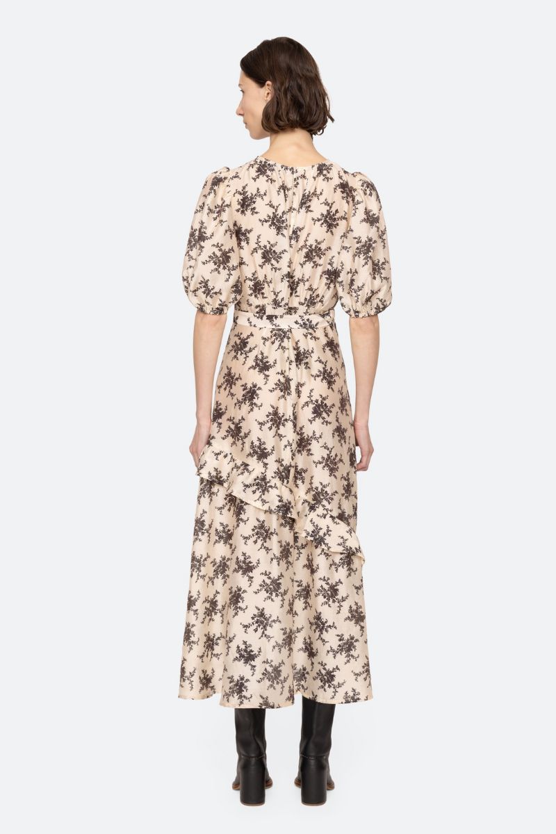 Joan Print Short Sleeve Dress
