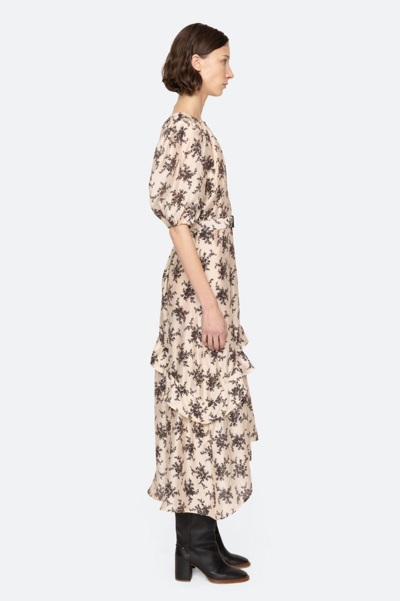 Joan Print Short Sleeve Dress