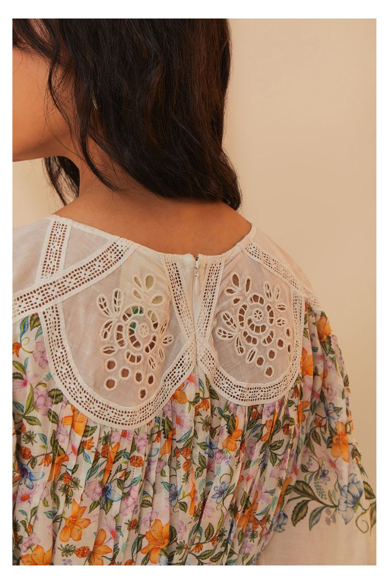 Sweet Bloom Bouquet Mini Dress