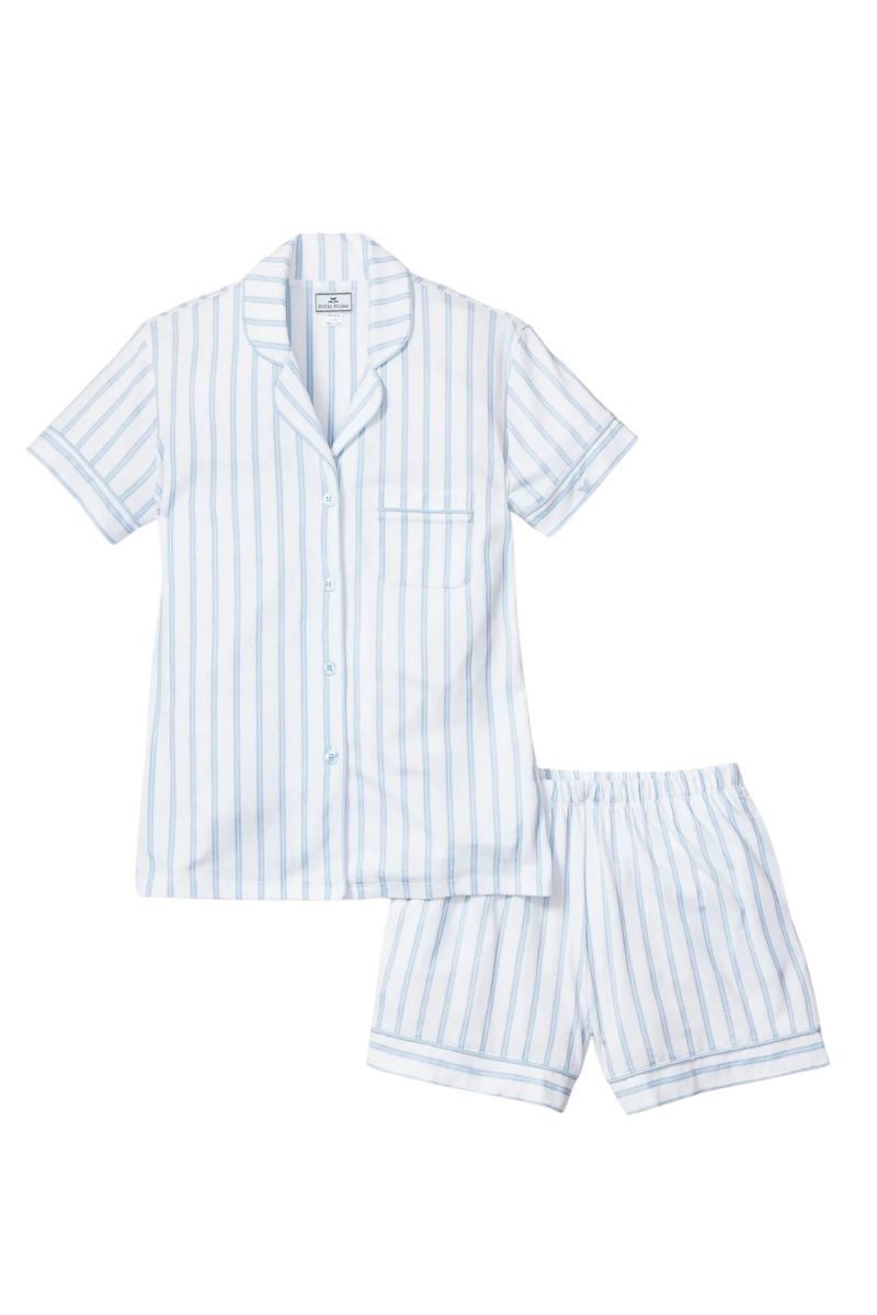 Pima Short Sleeve Pajama Short Set