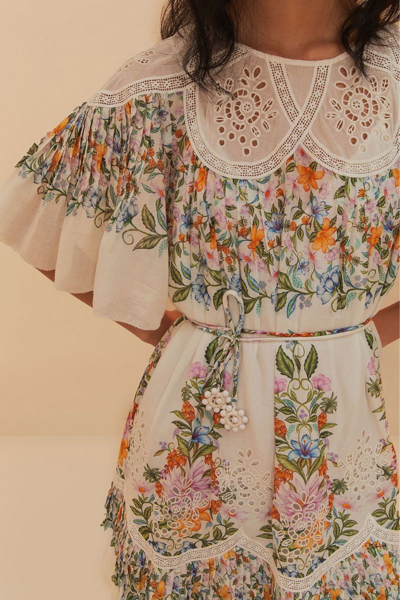 Sweet Bloom Bouquet Mini Dress