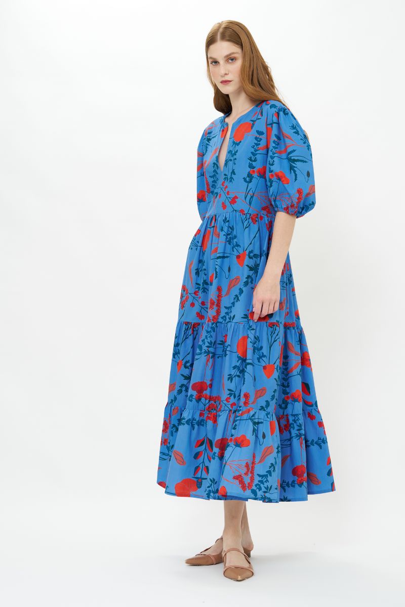 Puff Sleeve Maxi