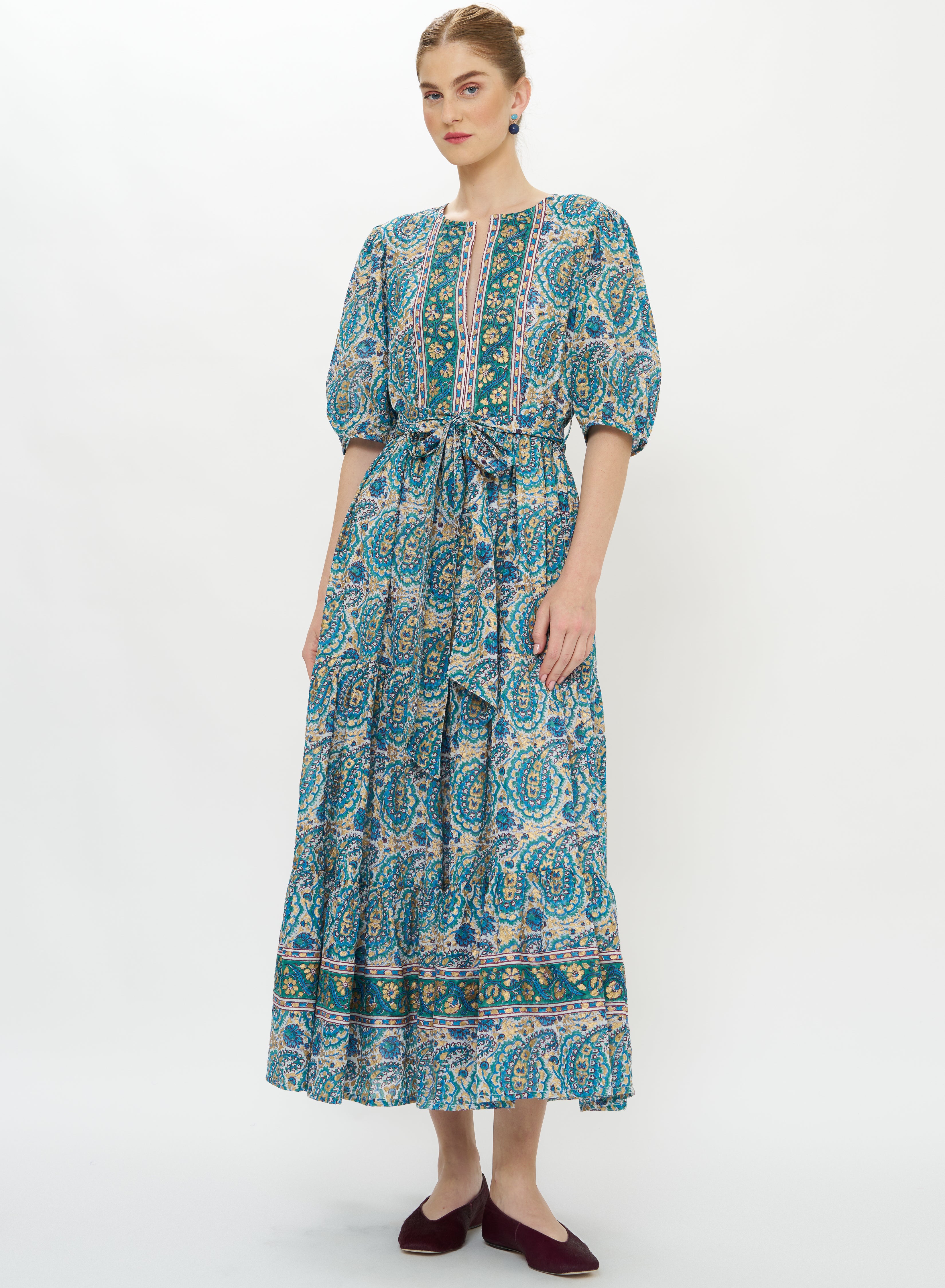 Puff Sleeve Maxi