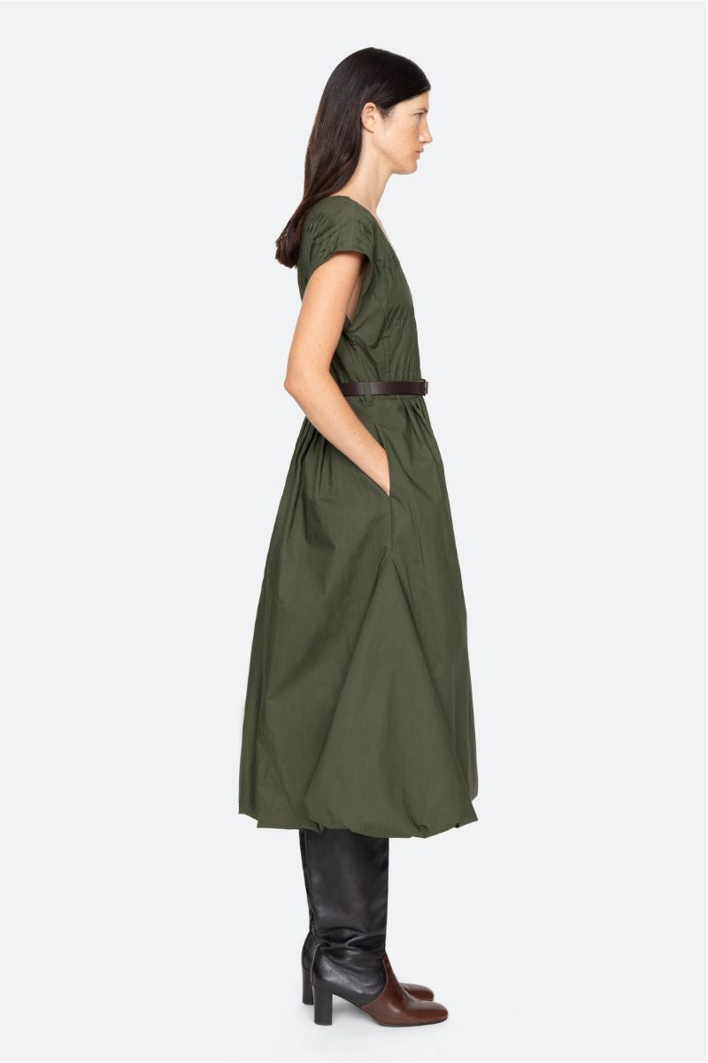 Sullivan Sportswear Belted Bubble Dress