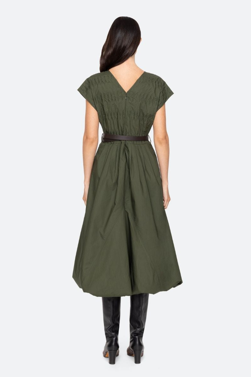 Sullivan Sportswear Belted Bubble Dress