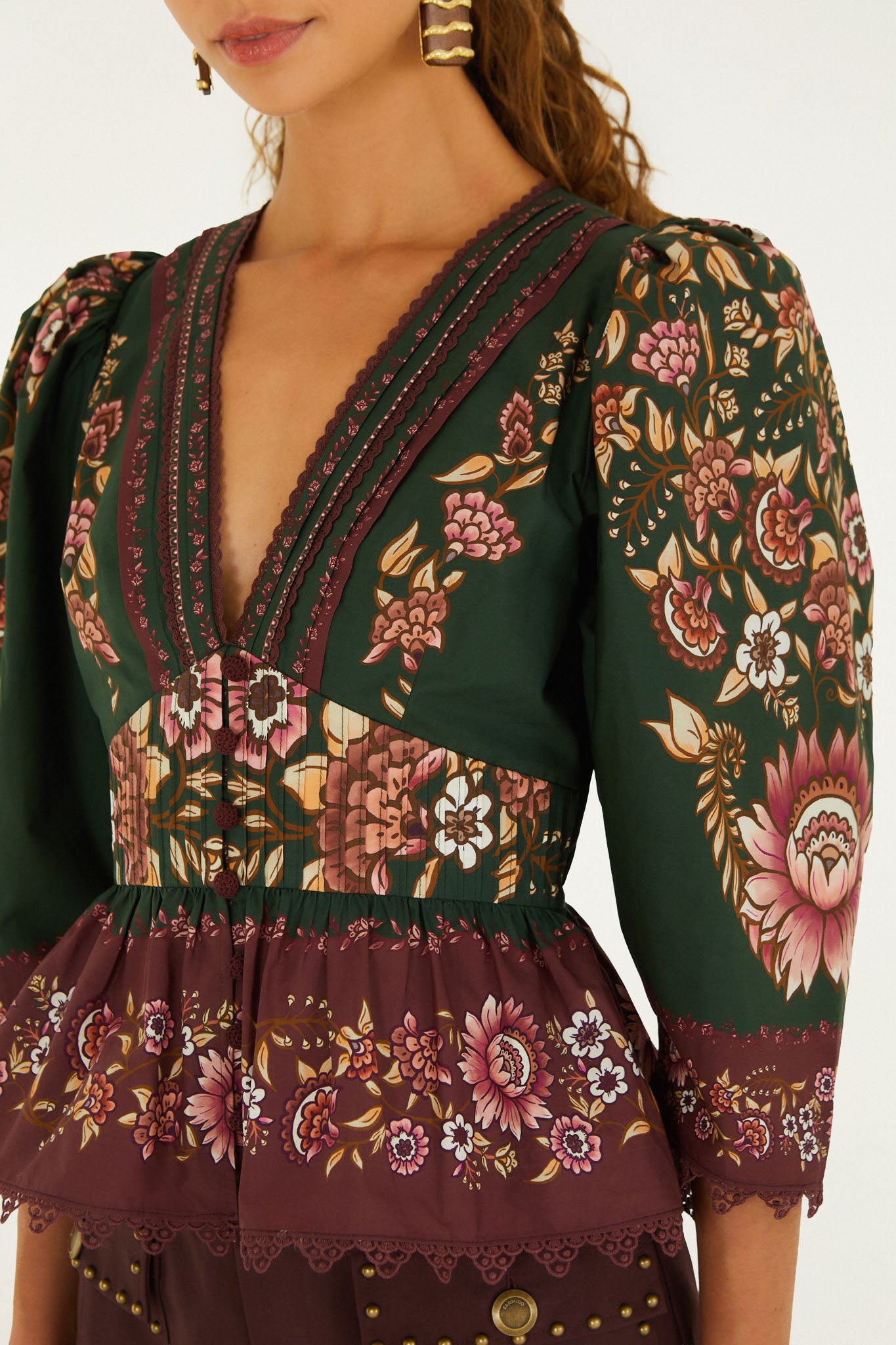 DANIELA GREEN BLOUSE