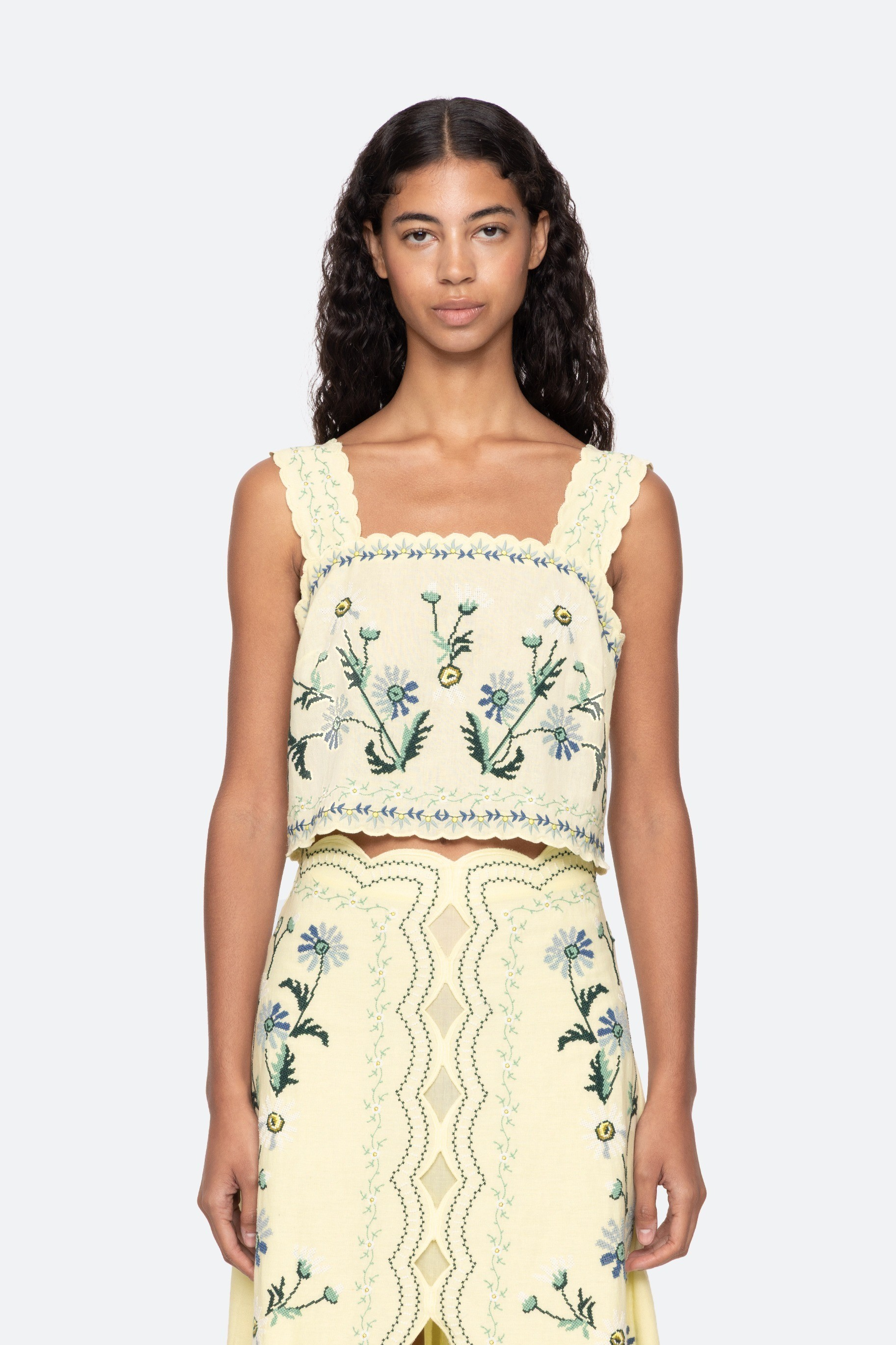 Audra Embroidery Tank Top