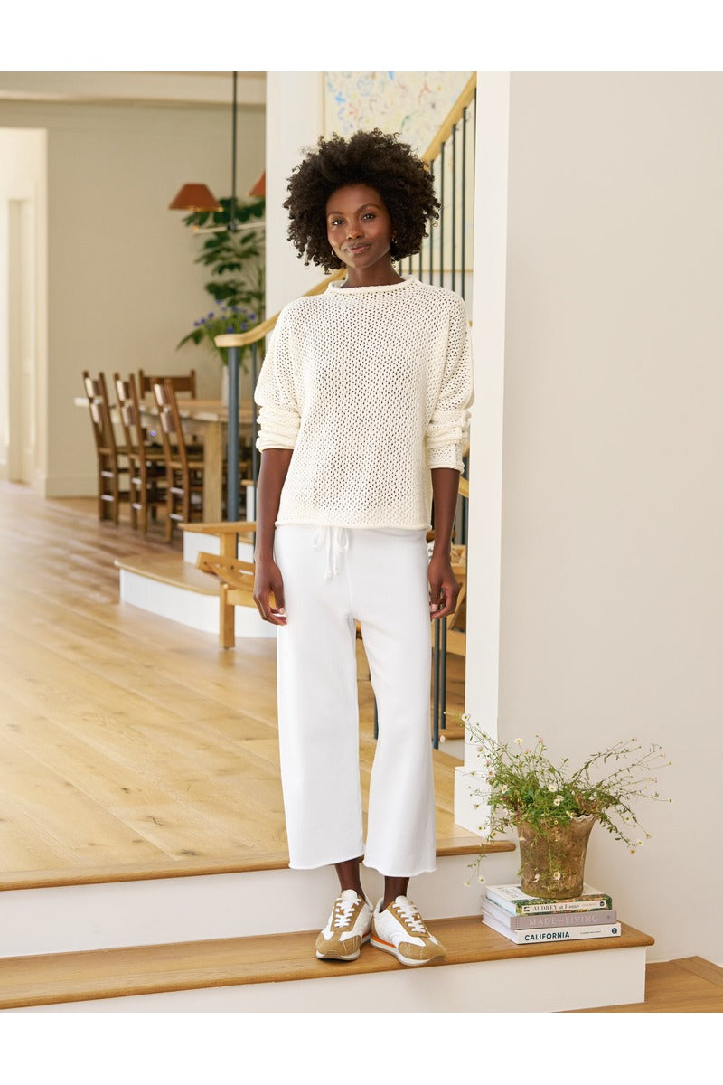 Monterey Pointelle Sweater