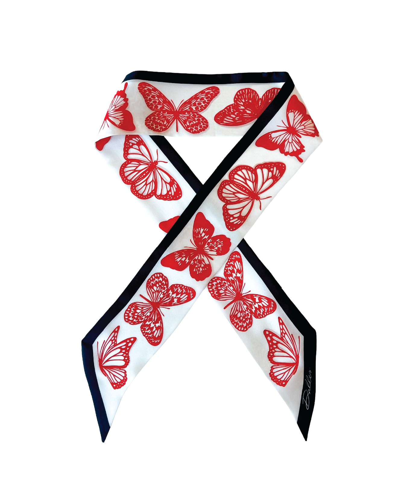 The Mariposa Twilly in Red & Black