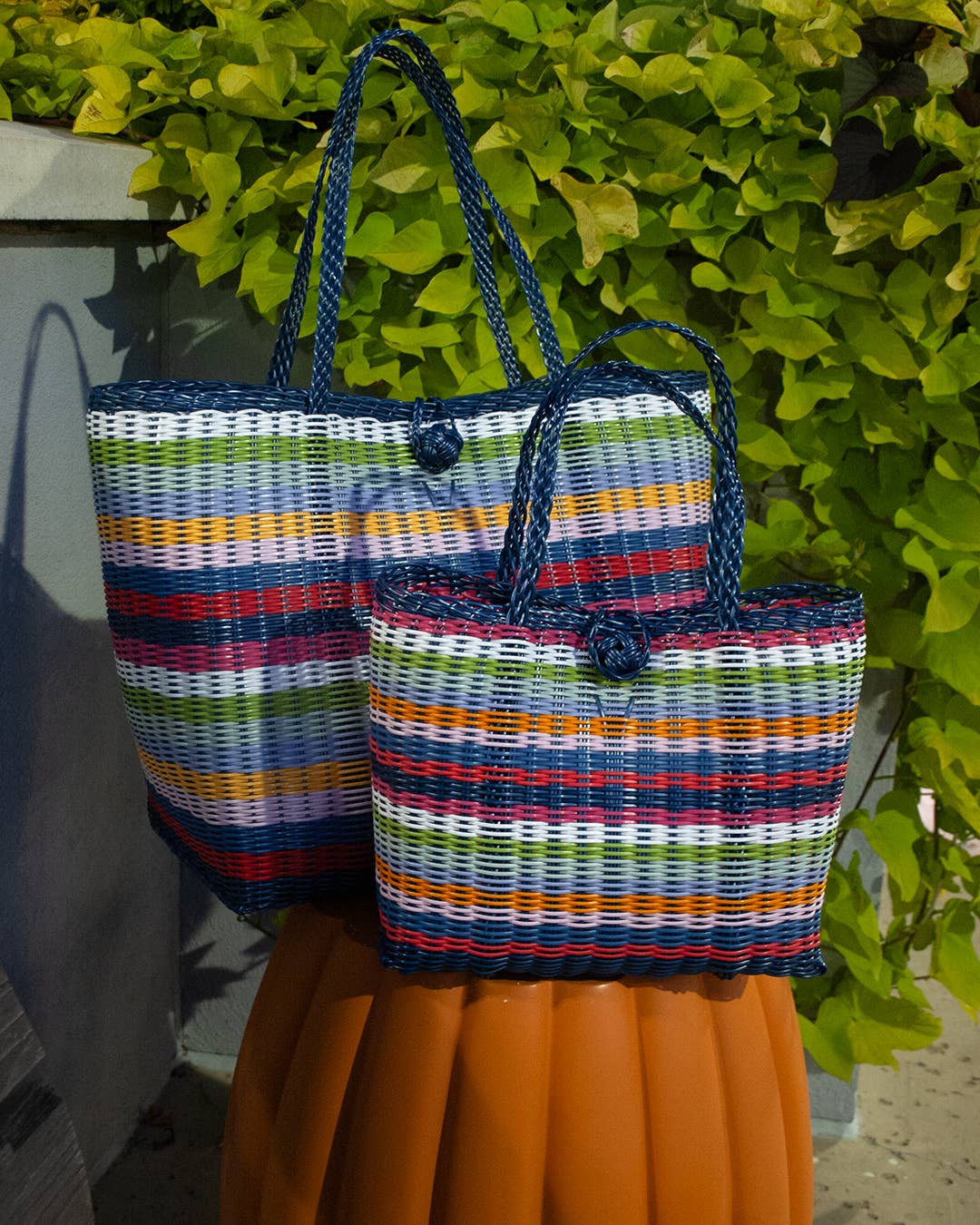 Extra Small, Lined Paper Stripe in Bright Multi-Colors SS25