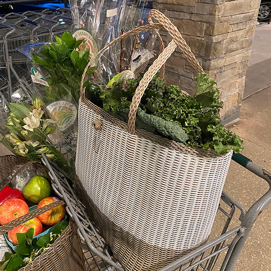 Medium, Rothko in White + Putty Tote