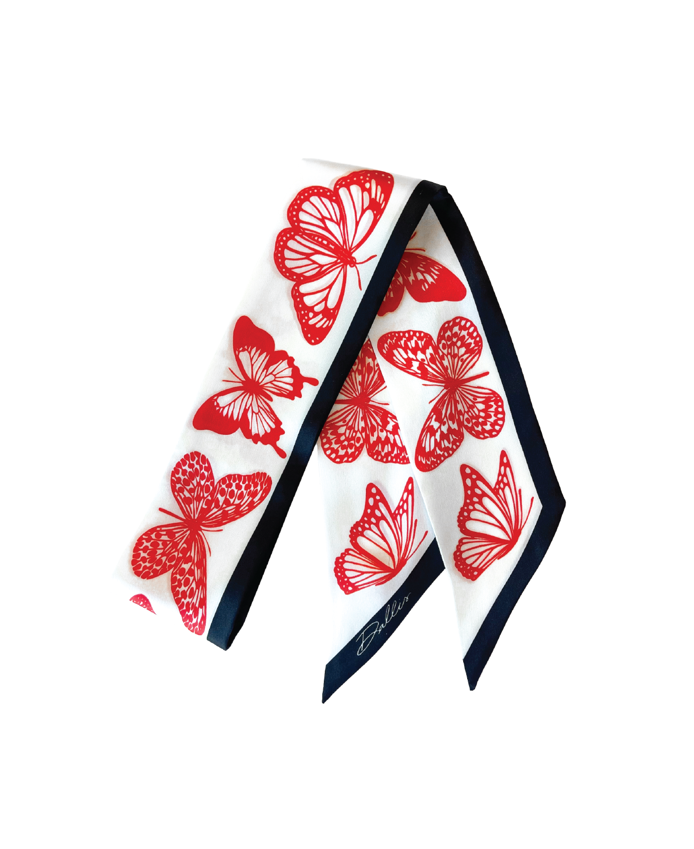 The Mariposa Twilly in Red & Black