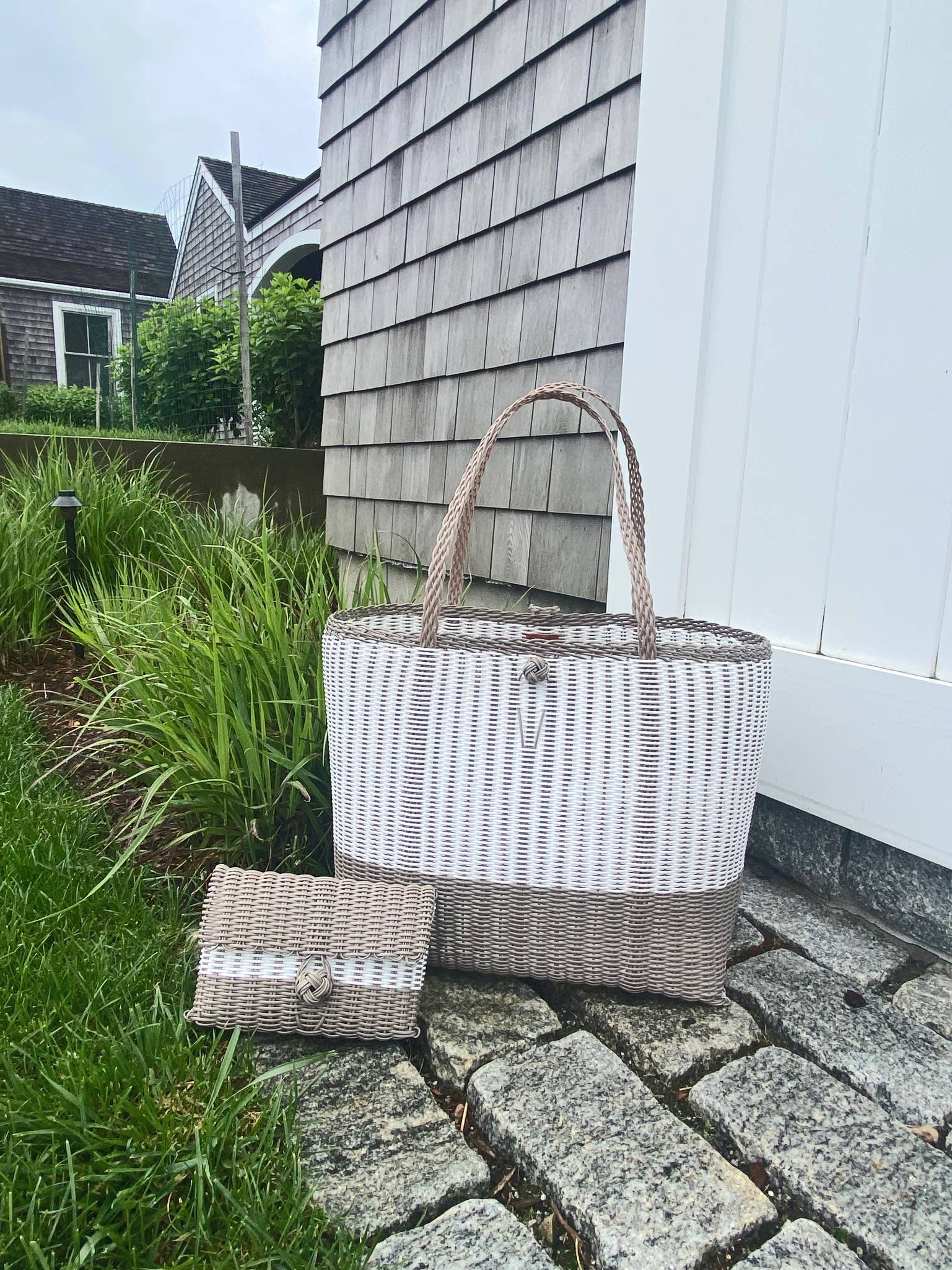 Medium, Rothko in White + Putty Tote