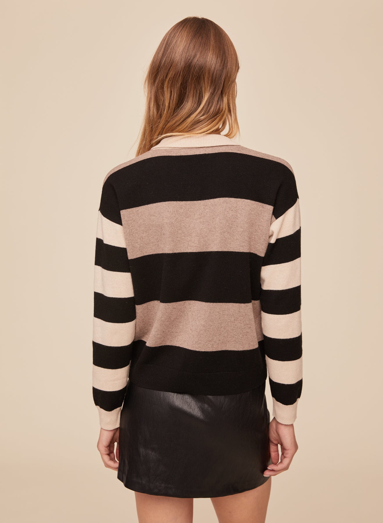 B20220-M02-304 - MIXED STRIPE POLO