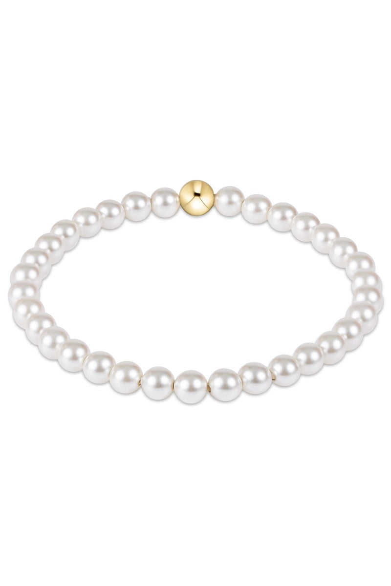 Classic Pearl 5mm Bead Bracelet