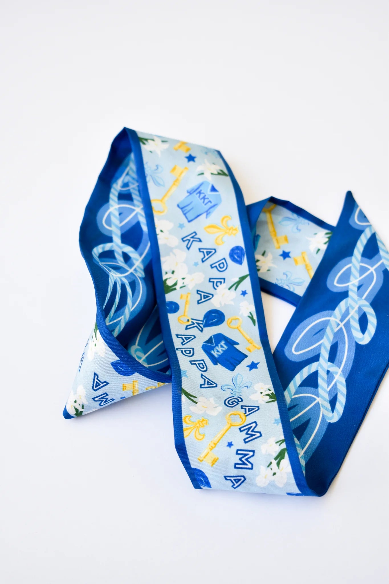 Kappa Kappa Gamma Twilly Scarf