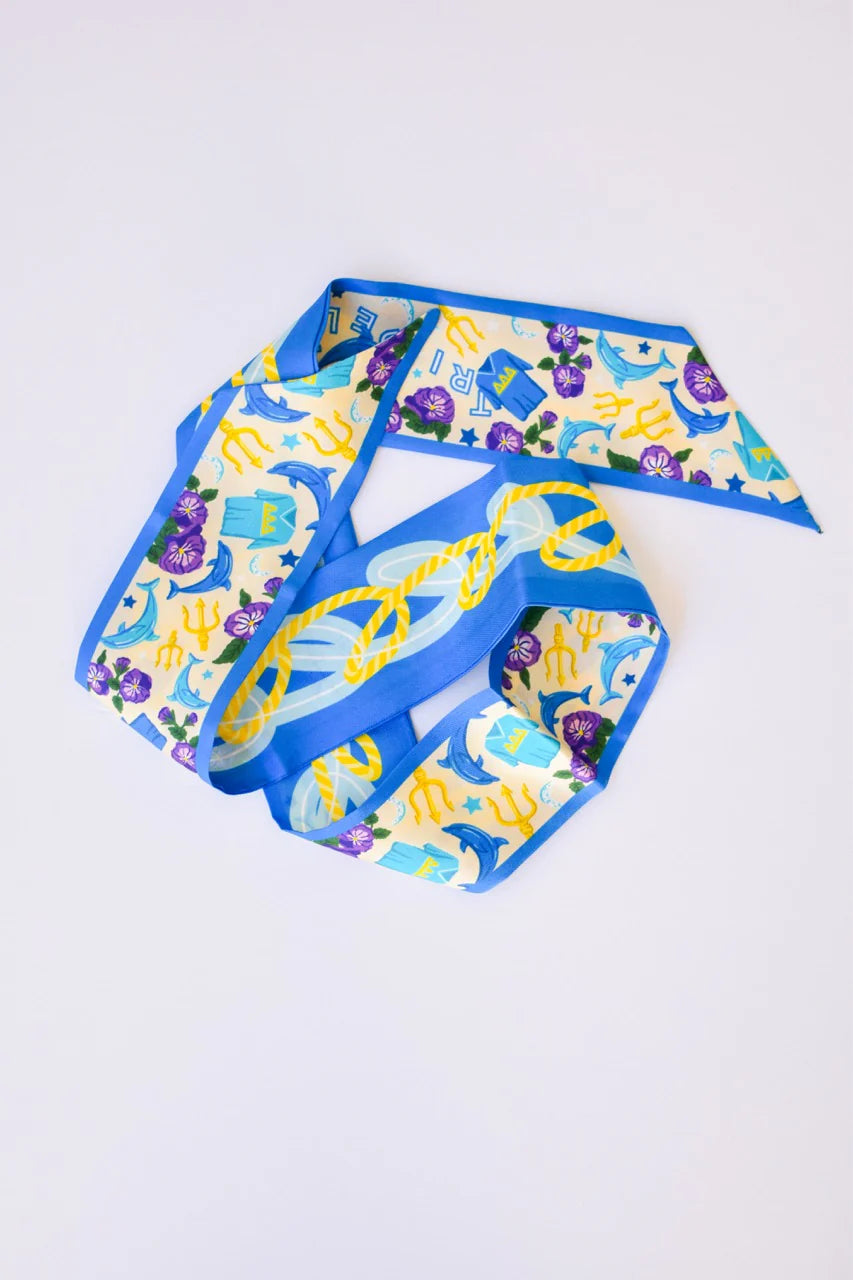 Tri Delta Twilly Scarf