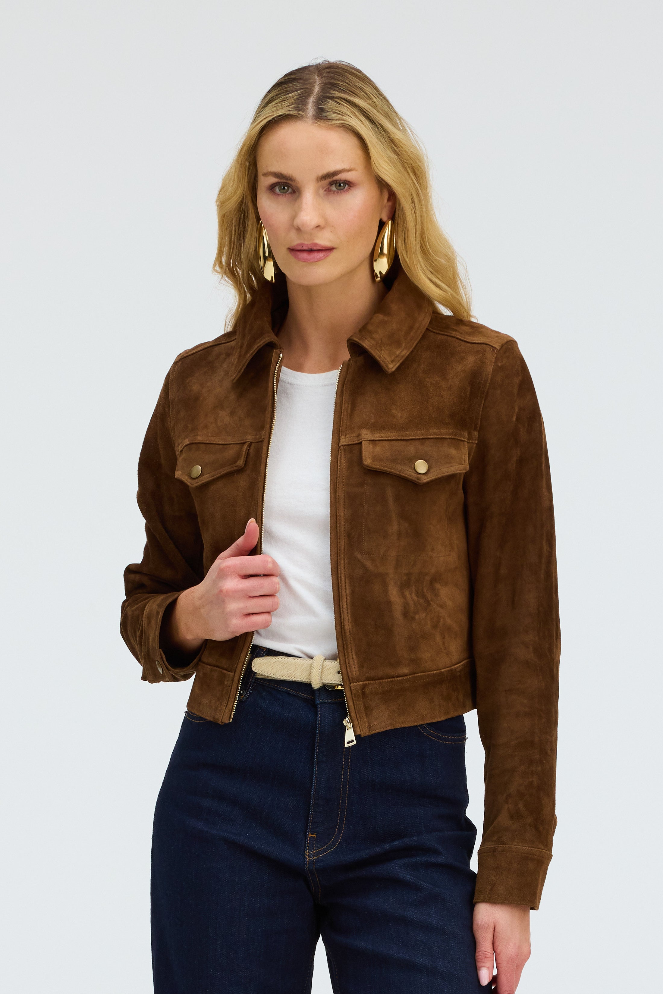 ALLY SUEDE JACKET