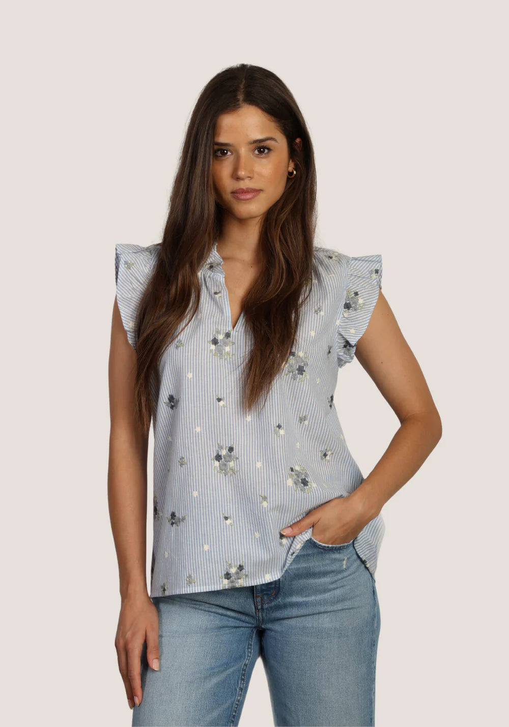 Eva Top in Blue