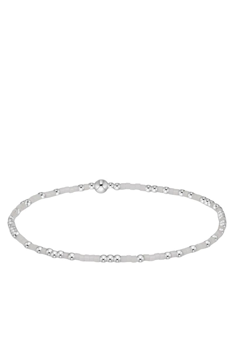 Hope Unwritten Sterling Bracelet - White