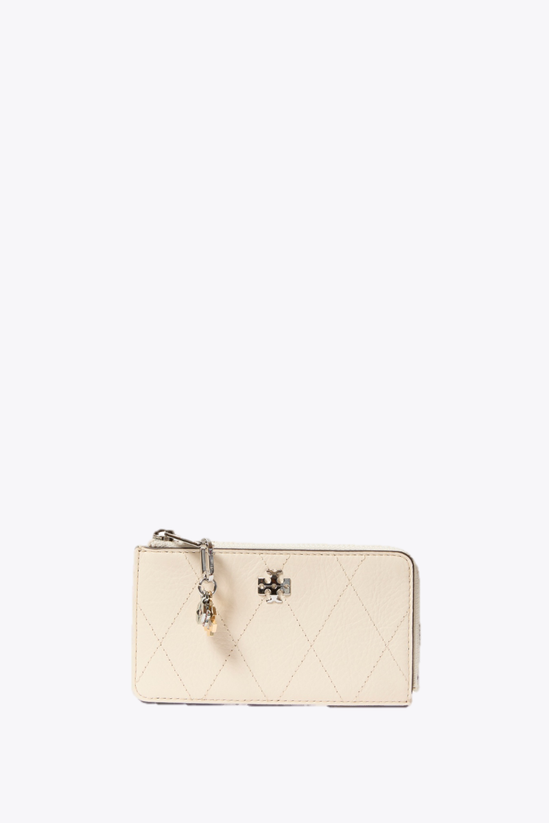 Charlie Quilted Zip Card Case