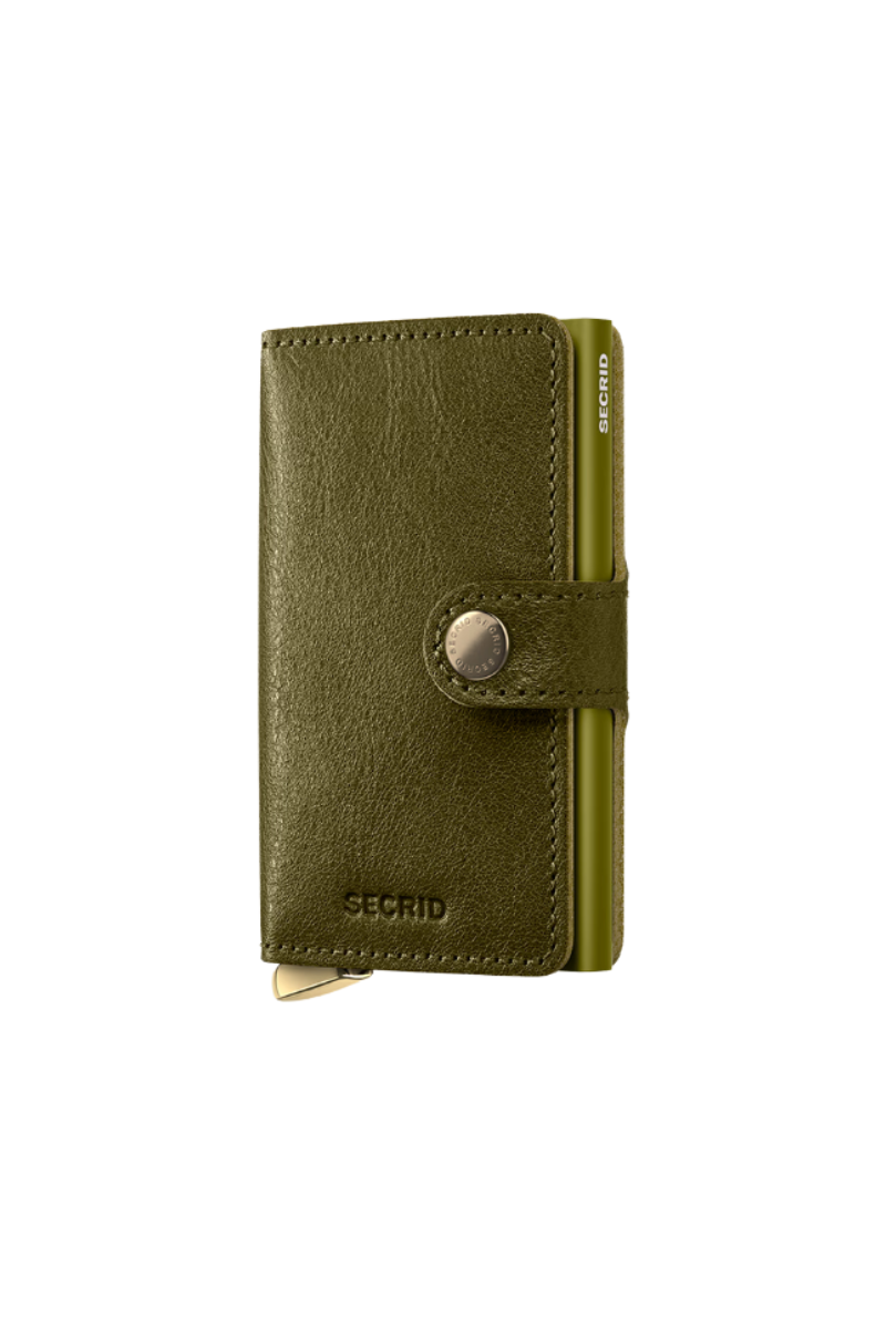 Premium Miniwallet - Basco Olive