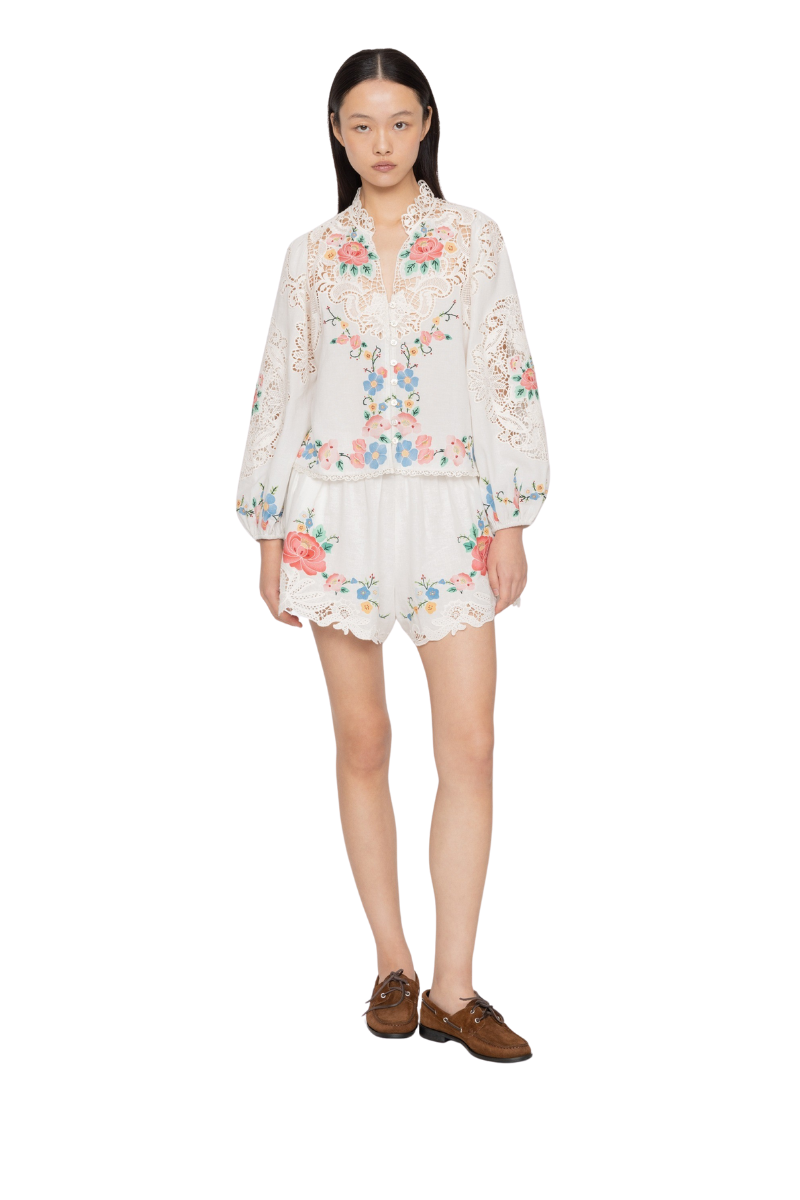 Astrid Embroidery Shorts