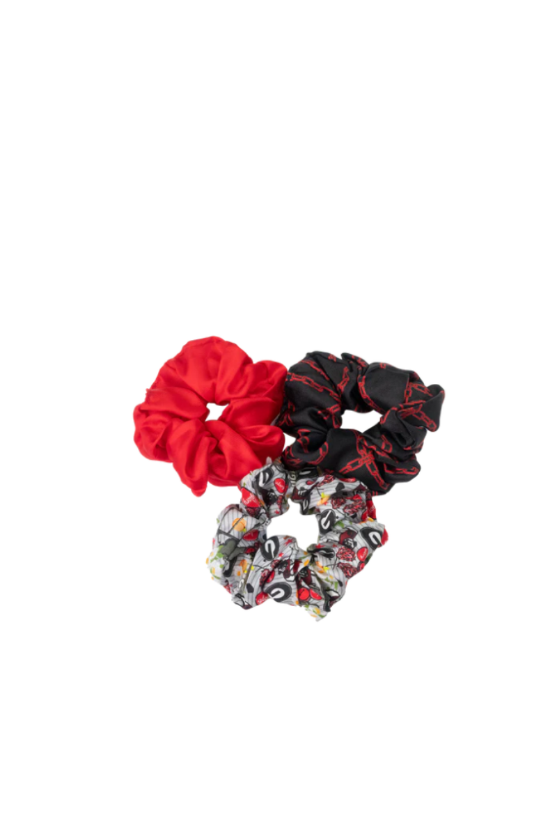 Georgia Bulldogs Scrunchie Set