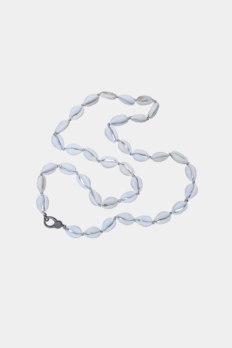 Silver Cowrie Shell Necklace