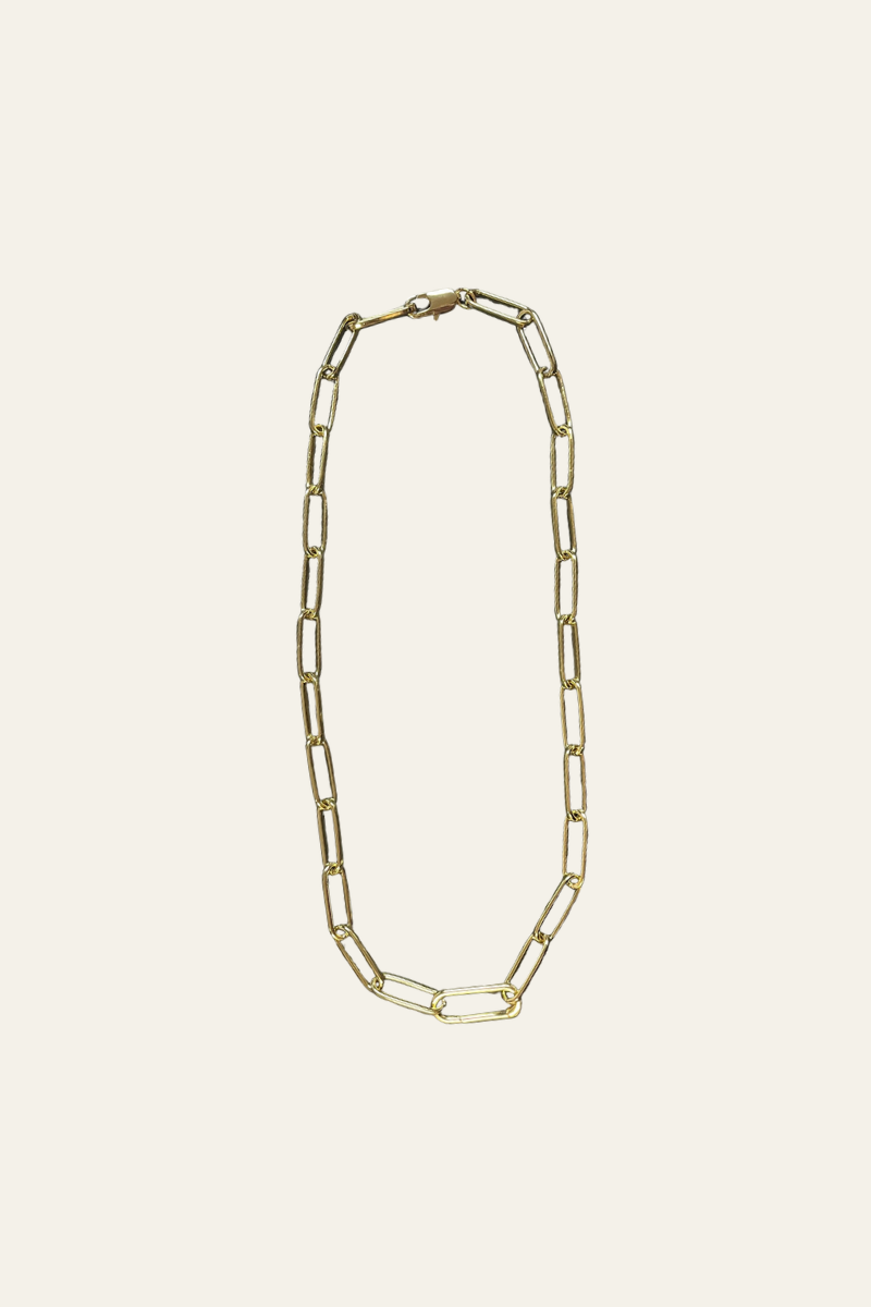 Paperclip Chain 18"