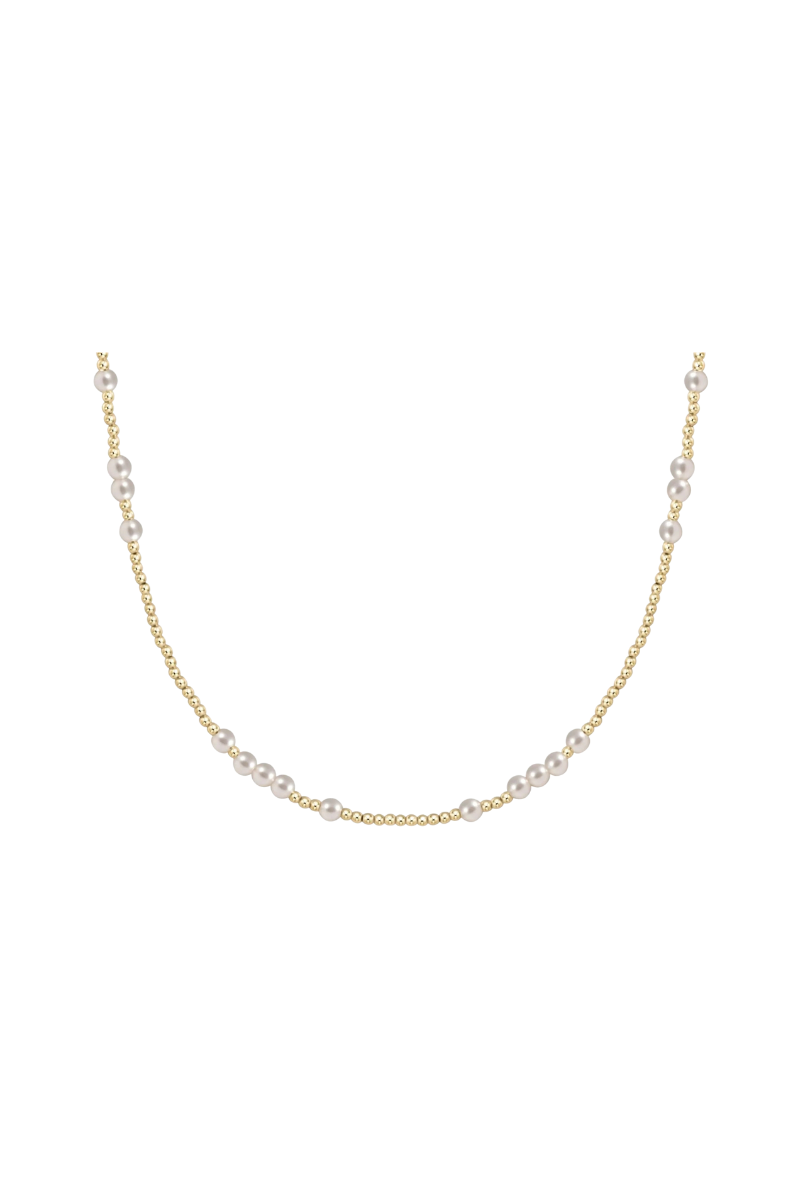 15" Choker Hope Unwritten - Pearl