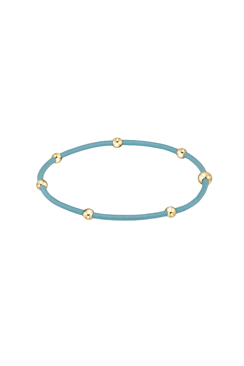 "E"ssentials Turquoise Hair Tie