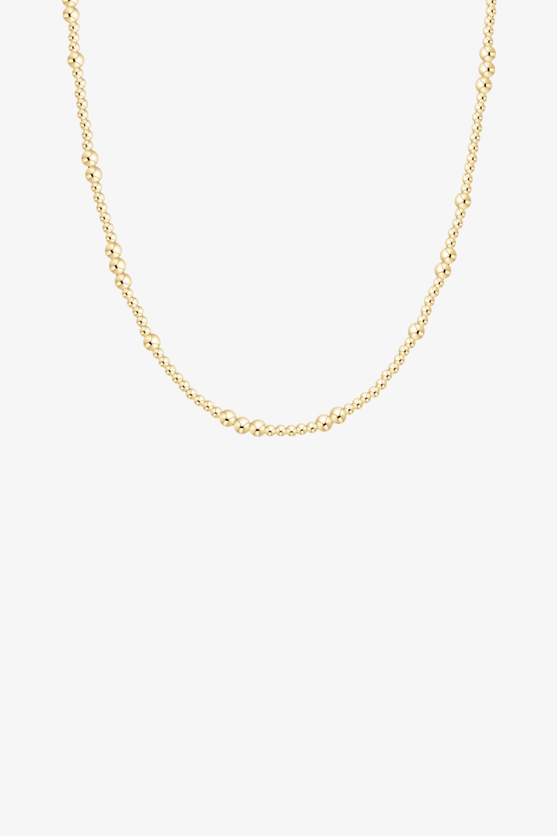 Choker Beaded - Hope Unwritten Gold 3mm
