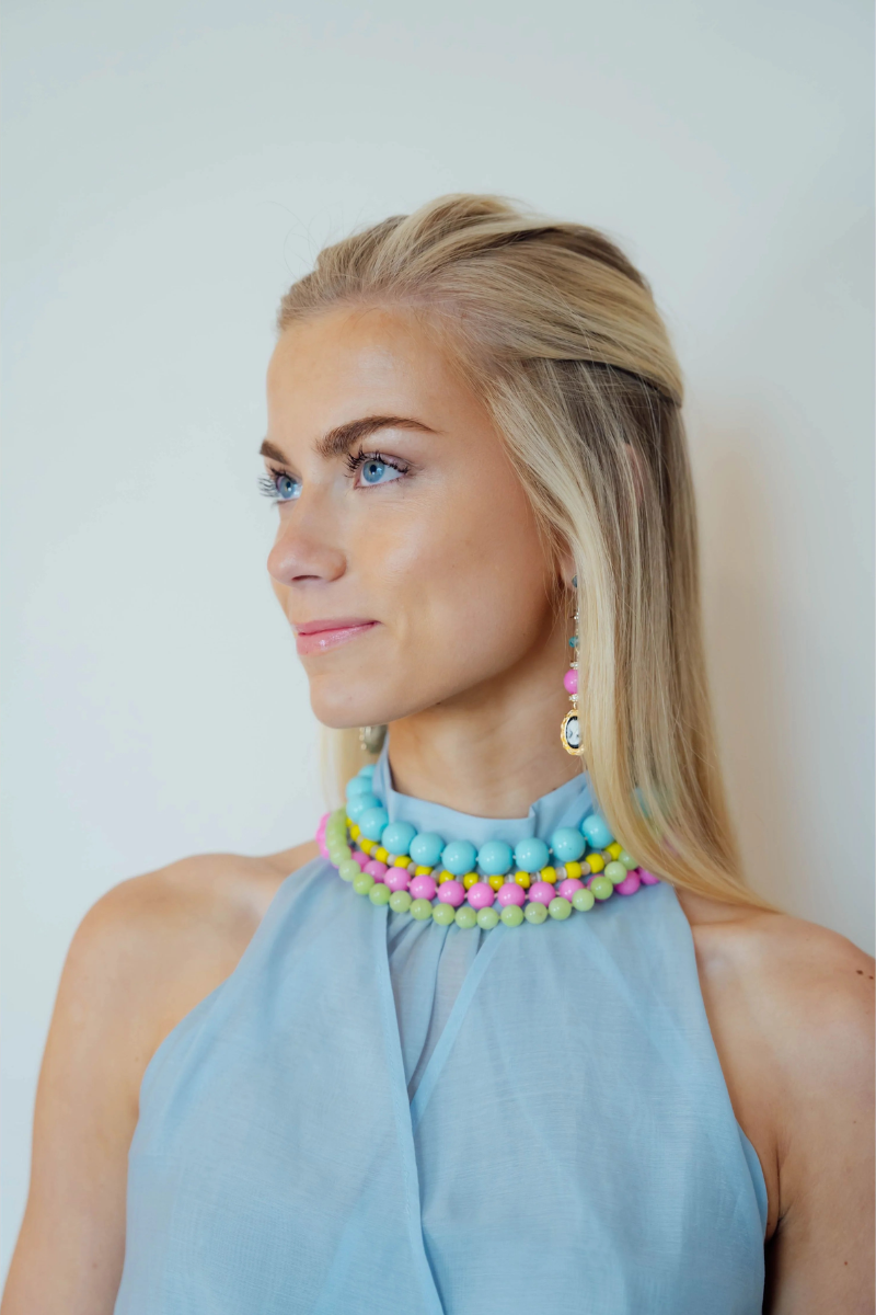 Robins Egg Jawbreaker Necklace