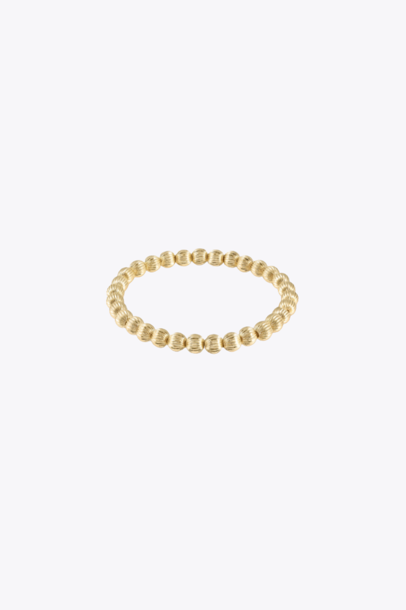 EXTENDS Dignity Gold 6mm Bead Bracelet