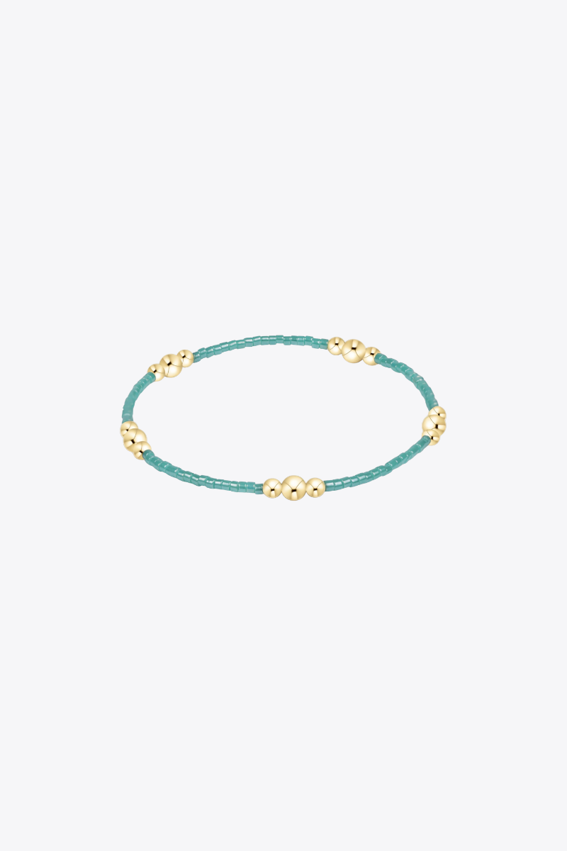 Hope Purpose Gold Bracelet - Sea Glass