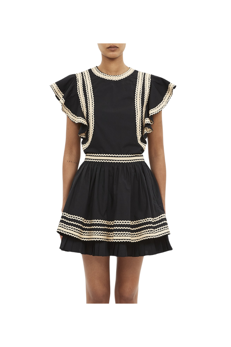 Anora Flutter Sleeve Top