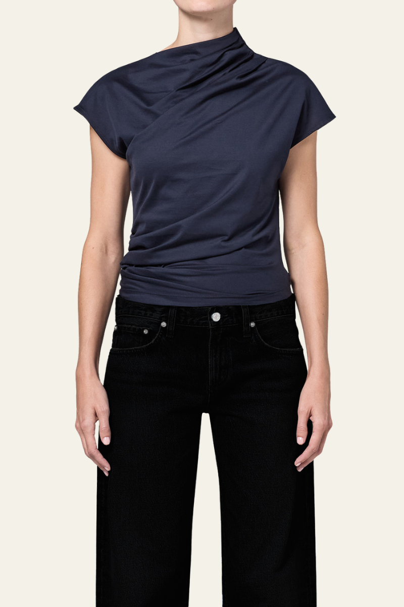 Ashley Tee in Navy