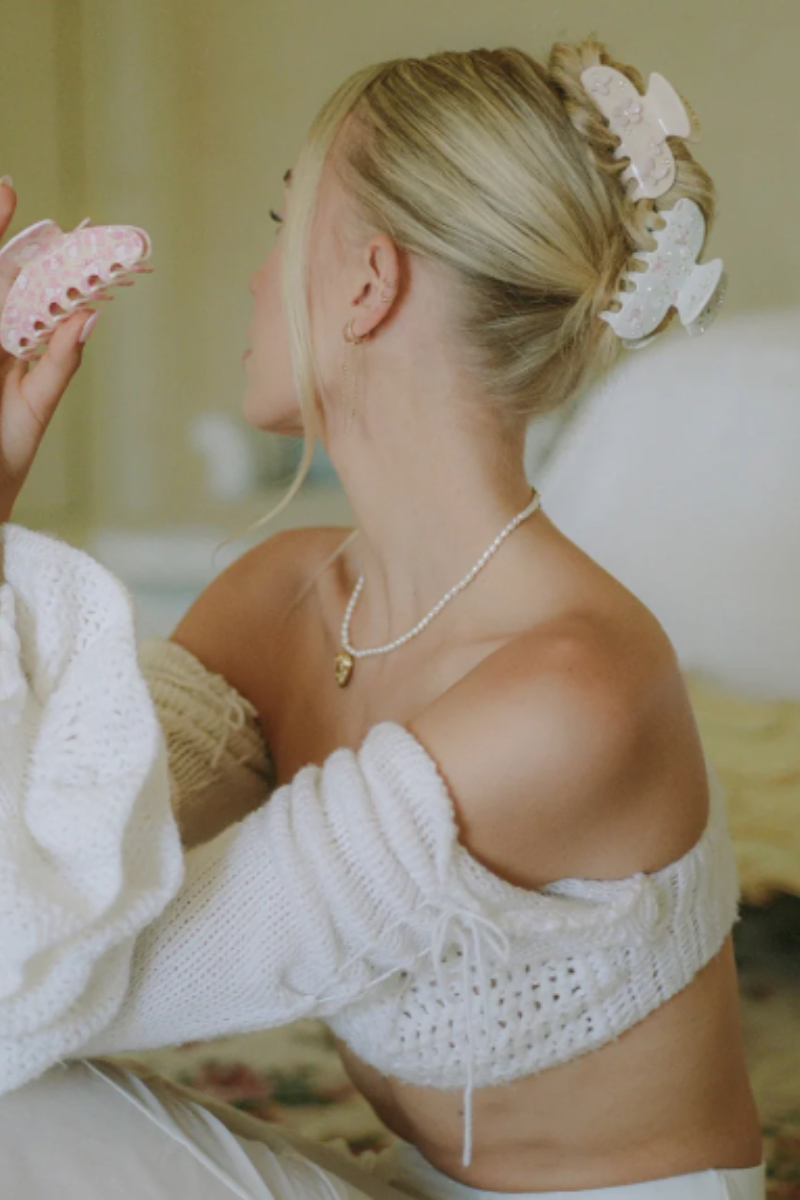 Sweetheart Clip in Tea Party