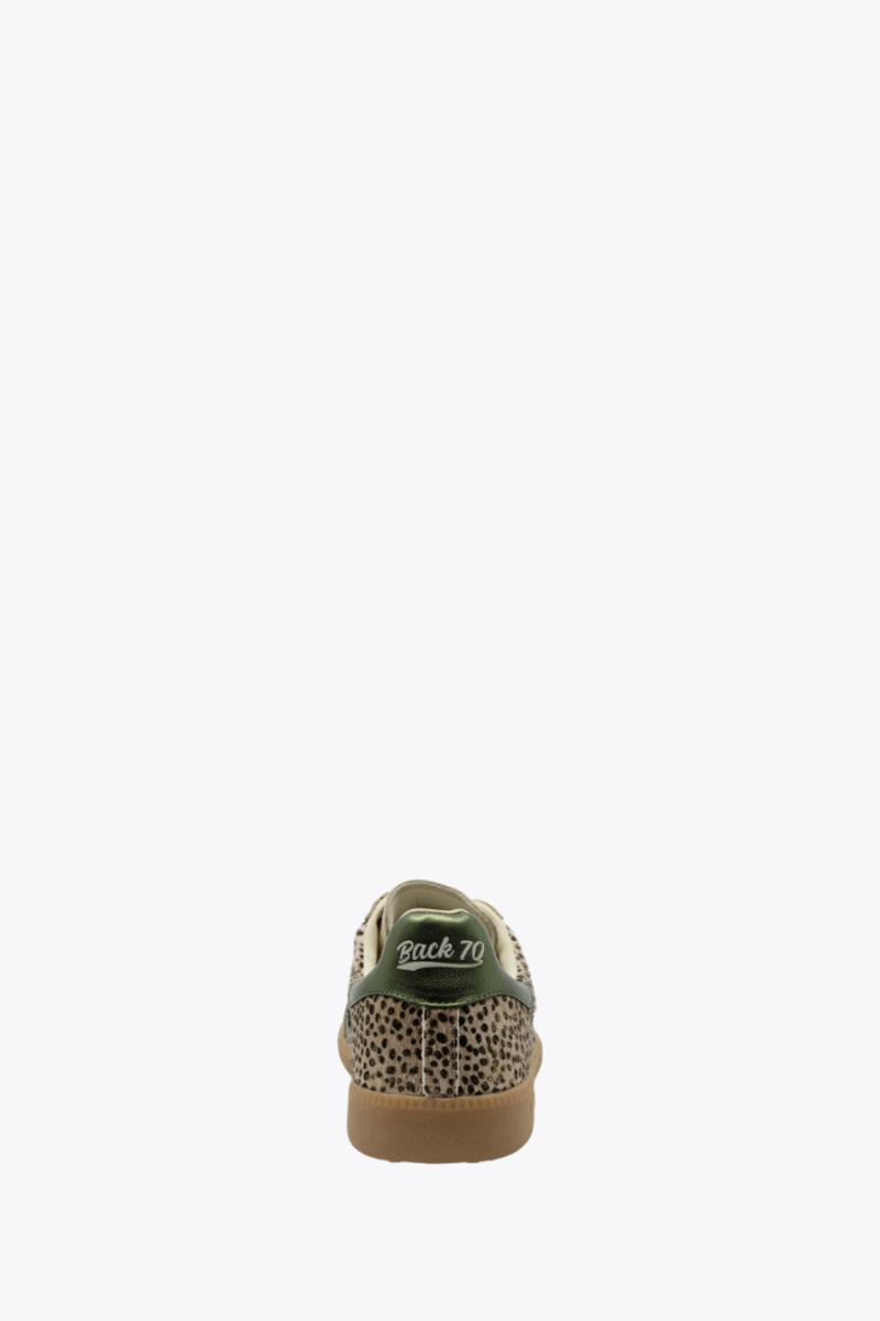 Back 70 Streetwear Cloud W26 in Pois Gold Forest Sneaker